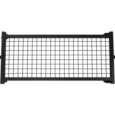 Manutan Expert - Vaateteline pyörillä Smart - 162x110x51 cm - Musta - 45 kg kantavuus
