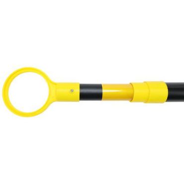Sisäänvedettävä kartiotanko 1,3 m - Musta/keltainen - PVC - 3 vuoden takuu