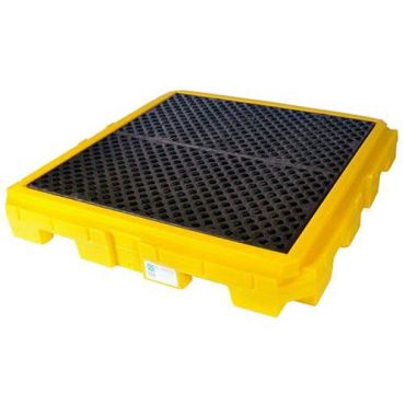 Ultratech - Valuma-allas 1 x IBC (pe) 284 L Keltainen - 4 tynnyriä LLDPE 4082 kg kuormitus