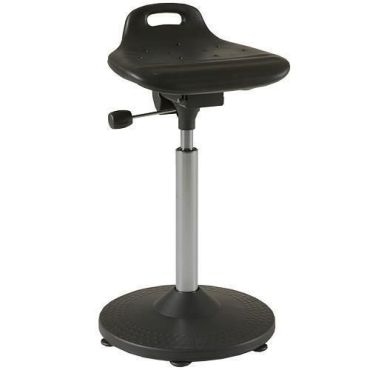 Global Professional Seating - Työjakkara Rondo - Säädettävä istuinkorkeus 57-83 cm - Musta - Kestävä ja ekologinen
