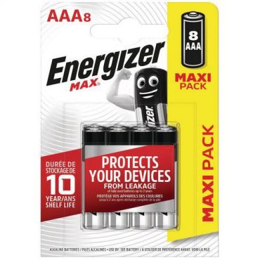Energizer - Max aaa ‐paristot - 8 kpl:n pakkaus - energizer