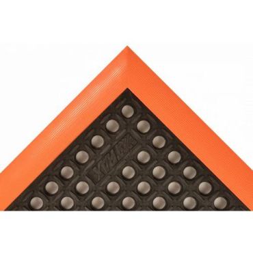 Notrax - Työpistematto ritilä 315 cm - Keskipainoinen käyttö - Nitriilikumi - Musta