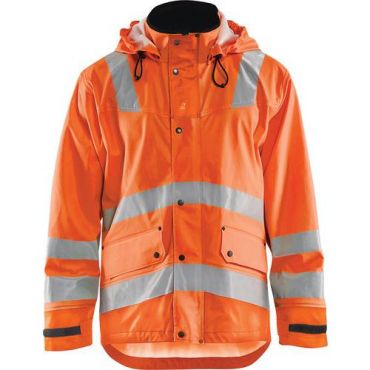 Blaklader - Highvis sadetakki taso 3 huomio oranssi xxxl
