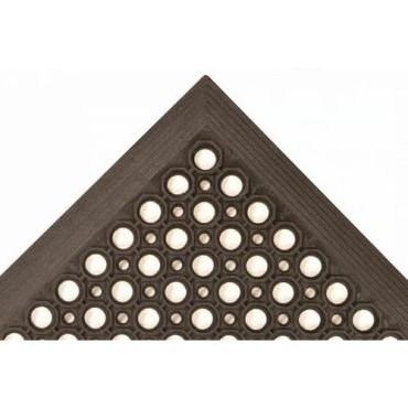 Notrax - Työpistematto kumi musta - 91x152 cm - Raskas käyttö - 30% kierrätettyä materiaalia