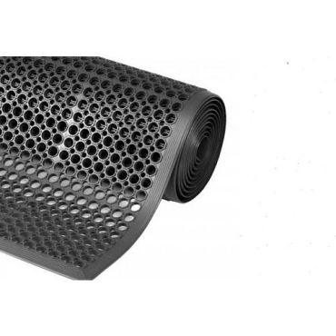 Notrax - Työpistematto kumi musta - 91x152 cm - Raskas käyttö - 30% kierrätettyä materiaalia