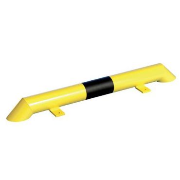 Mottez - Suojapalkki keltainen ja musta - Pysyvä este varastoon - Halkaisija 89 mm - Pituus 980 mm