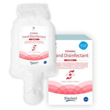 Sterisol - Käsiendesinfektioaine etanoli 87 % - 12 kpl pakkaus - Tehokas hygienia