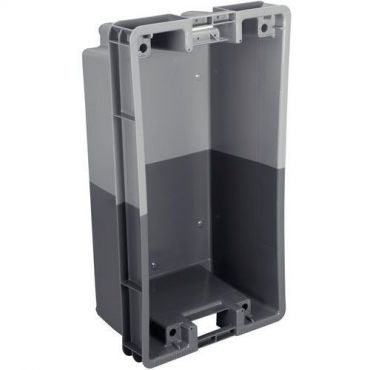 Schoeller allibert - 60 l pinottava/sisäkkäin menevä säiliö kaksisävyinen harmaa/vaaleanharmaa