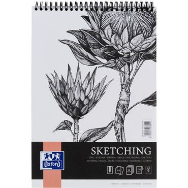 Oxford - Piirustusalusta sketching oxford art integral a4 50 sivua 130g