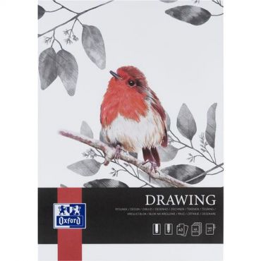 Oxford - Piirustuslehtiö piirustus oxford art nidottu a3 40 sivua 160g