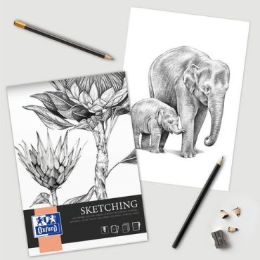 Oxford - Piirustuslehtiö sketching oxford art nidottu a3 50 sivua 120g