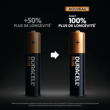 Duracell - Duracell plus 100% aaa - 24 kpl