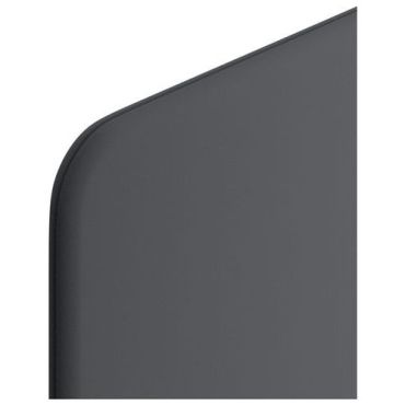 Abstracta - Siirrettävä pöytäseinäke Softline 30 - 1000x450x30 mm - Akustinen erotusnäyttö harmaa