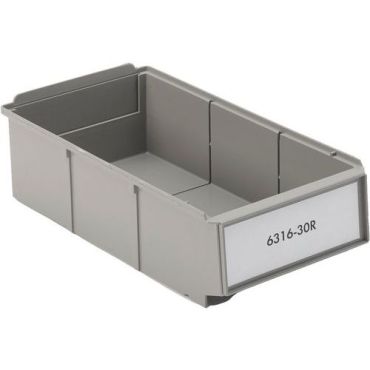 Treston - ReBOX säilytyslaatikko 160x300x85mm pinottava harmaa - 2.8L tilavuus 100% kierrätetty materiaali