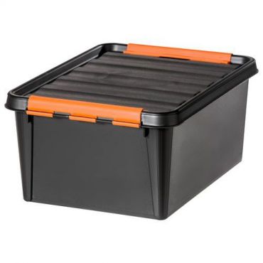 Smartstore - Säilytyslaatikko pro 14 l musta 10 kpl