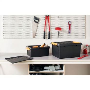 SmartStore - Säilytyslaatikko Pro 14 L Musta - Elintarvikehyväksytty Kestävä Monikäyttöinen