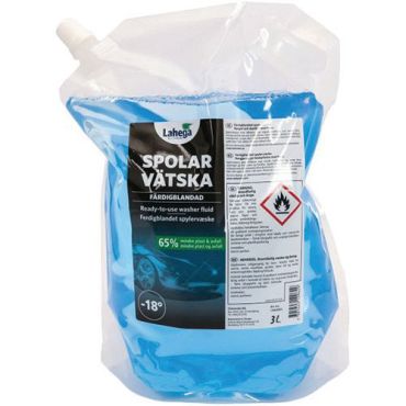 4 Kpl Pakkaus - Lahega - Käyttövalmis lasinpesuneste 3 l - Tehokas puhdistus talviolosuhteisiin