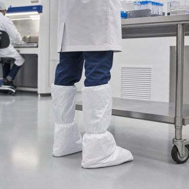 Tyvek Dupont - Kengänsuojus teollisuuskäyttöön - 20 kpl - Valkoinen - Polyeteeni - Suojaa jalkoja