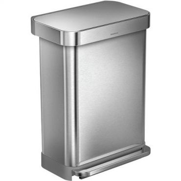 Simplehuman - Roskakori 55l simple human hopea