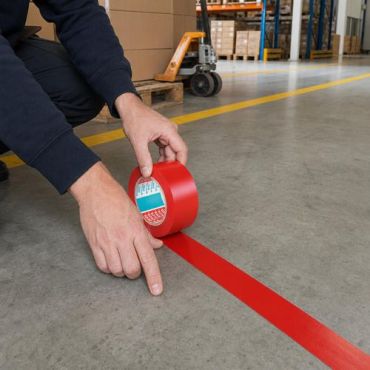 Tesa - Vinyyliteippi tesaflex 4169 punainen