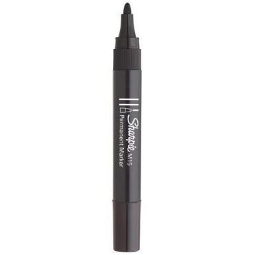 Merkintäkynä sharpie musta pyöreä kärki 12 kpl - Witre