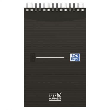 Oxford - Task manager 125x200 140 sivua 90 g päällystetty 20x12,5x0,9 valkoinen
