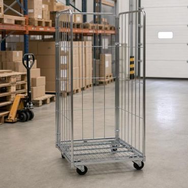 Italiana Contenitori - Rullakontti 3 irrotettavalla hyllyllä - 720x800x1520mm - 400 kg kantavuus - Kokoaminen