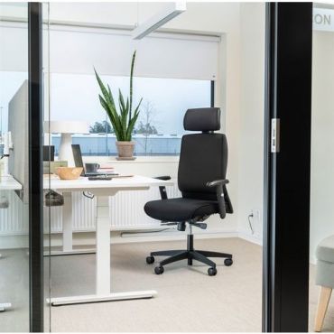 Toimistotuoli AS6000 - Ergonominen kangastuoli säädettävä 8h istuma-aika 120kg