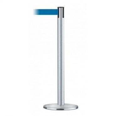 Tensator - Rajausnauha tensabarrier 3,65 m ruostumaton pylväs sininen