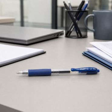 Pilot - Geelirullakynä G2 sininen 0.7mm - Sisäänvedettävä - Toimistotarvikkeet