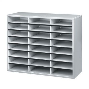 Fellowes - Lokerikkohylly harmaa a4 24 lokeroa