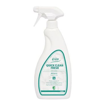 12 Kpl Pakkaus - Liv - Yleispuhdistusaine Quick Clean Fresh - 750 ml - Ekologinen kierrätetty pakkaus