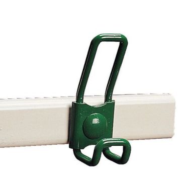 Koukkuprofiili vihreä 60 cm - 4 koukkua - Teräs - Seinälle kiinnitettävä