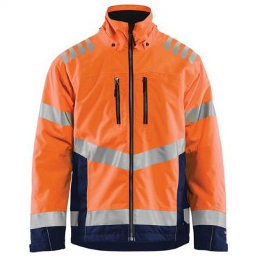 Blaklader - Kevyesti vuorattu highvis talvitakki huomio oranssi/mariininsininen xs