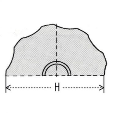 Boutet - Samppanjanuppi M6 - Kierteinen sisäosa 40mm Ø 24mm korkeus polyamidimuovi