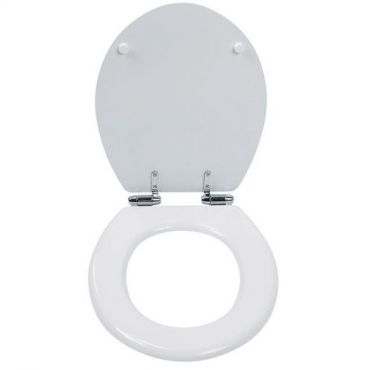 Manusec - Valkoinen mdf-wc-istuin