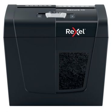 Rexel - Paperisilppuri Secure X6 P-4 - P-4 turvallisuustaso 10 L tilavuus 6 arkkia hiljainen 55 dB