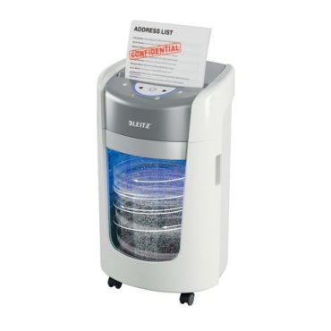 Leitz - Paperisilppuri OptiMax HomeOffice 225 P5 - P-5 turvallisuustaso 15 L tilavuus 1-3 henkilölle