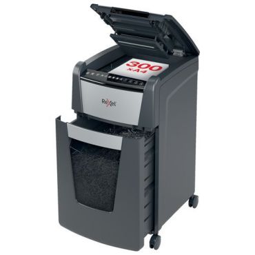 Rexel - Paperisilppuri Optimum AutoFeed+ 300X P4 - Automaattinen syöttö 60 L P-4 turvataso 55 dB