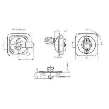Eurolocks - Upotettu kahva