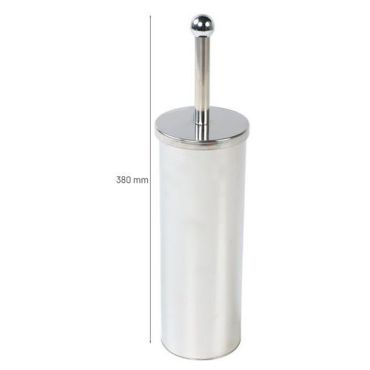Manutan Expert - WC-harjateline Brillant Inox - Korkeus 380mm Ø 98mm - 100% kierrätettävä 10v takuu