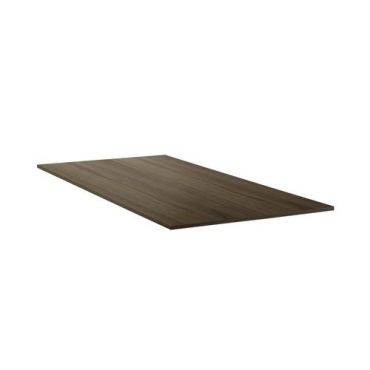 Lanab - Suorakulmainen pöytälevy 120x80 cm tumma saarni laminaatti toimistokalusteet