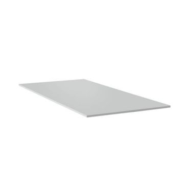 Lanab - Suorakulmainen pöytälevy 180x80 cm vaaleanharmaa laminaatti - Toimistokalusteet