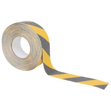 3M - Hienorakeinen liukumaton teippi 50 mm x 20 m - Keltainen/musta - Teollinen käyttö