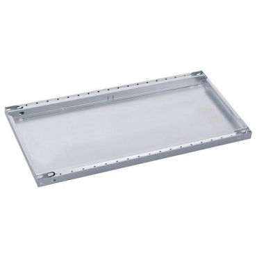 Schulte - Hyllytaso Quick-Fix Plus - 400 mm syvyys - Teräs vaaleanharmaa - 150 kg kantavuus