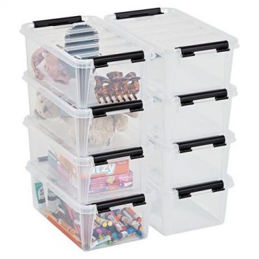 Smartstore - Säilytyslaatikko classic 4 litraa läpinäkyvä 8 kpl