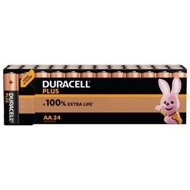 Duracell - Plus 100% aa ‐alkaliparisto - 24 kpl - duracell