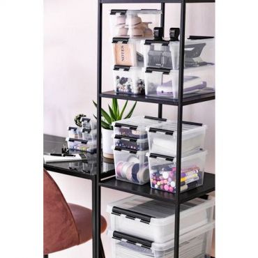 Smartstore - Säilytyslaatikko classic 4 litraa läpinäkyvä 8 kpl
