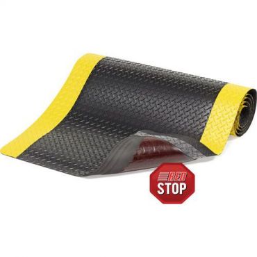 Notrax - Cushion Trax Työpistematto - Koko Rulla 0,91m x 22,8m - Raskas Käyttö Luistamaton PVC