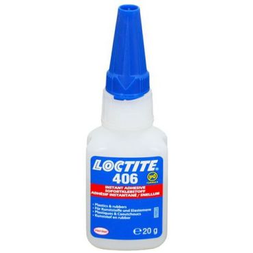 Loctite - Pikaliima Prism 406 - 20 g pullo - Nestemäinen läpinäkyvä nopea kovettuminen